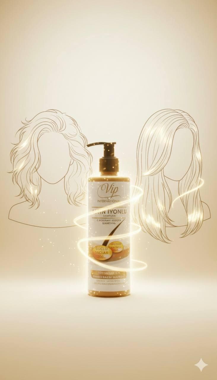 Altın İyonlu Şampuan